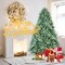 Edge Collections - 7' - Lifelike Pre-Lit & Flocked Artificial Christmas Tree Collection - 1 Piece